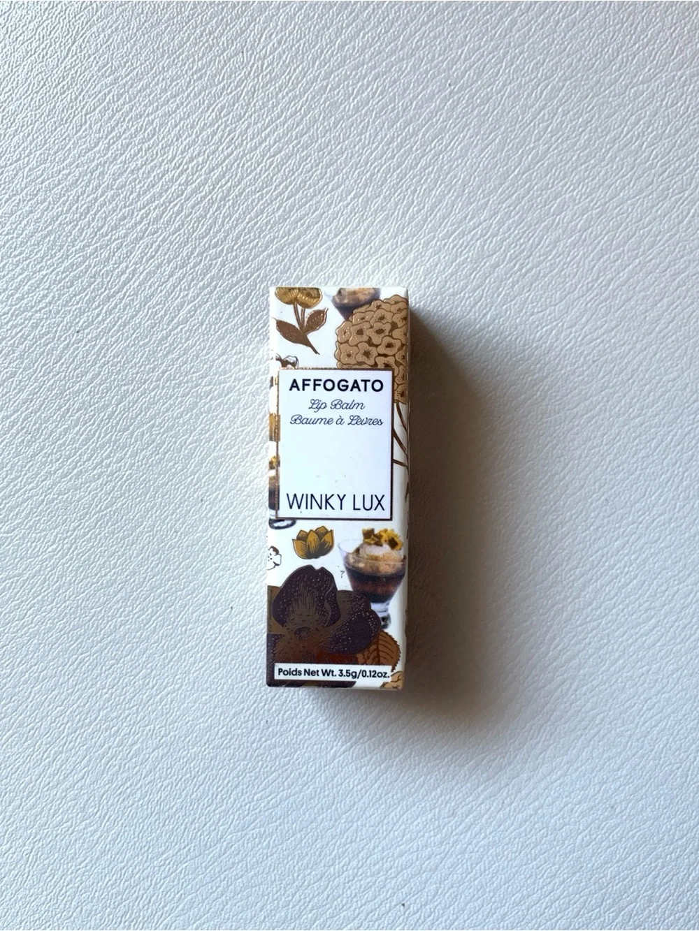 Brand New Winky Lux Affogato Sheer Nude Tinted Flavored Lip Balm Neutral